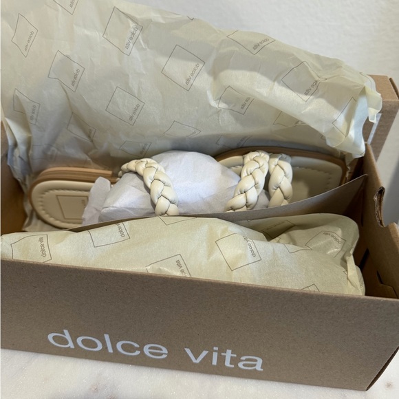 Dolce Vita Ivory Braided Sandals NIB size 9.5 - Picture 10 of 10